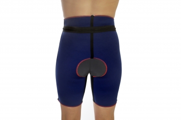 Ansicht der TSM Reh-Hose  mit offenem Schritt von hinten