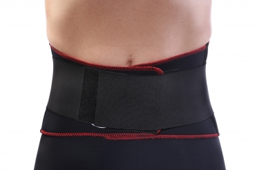 TSM Rückenbandage Pro mit Noppenpelotte und Stabilisierungsgurt von vorne