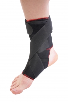 TSM Sprunggelenkbandage Pro mit Stabilisierungsgurten effektiver Schutz bei Supination und Pronation