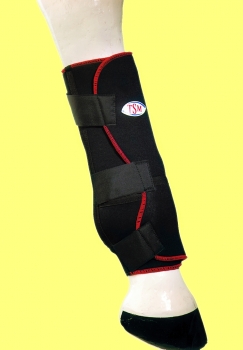 Die TSM vet-Pro Fesselkopfbandage hinten eignet sich vor allem beim Sport als Schutz vor Verletzungen des Gelenks