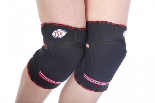 TSM Knie-Protec aktiv schwarz Ansicht von vorne
