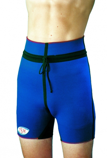 Vorderansicht der TSM Reha-Thermohose 3145 in blau